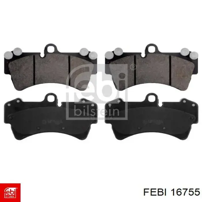 Задні гальмівні колодки Febi 16755 ціна, від 24.61 USD