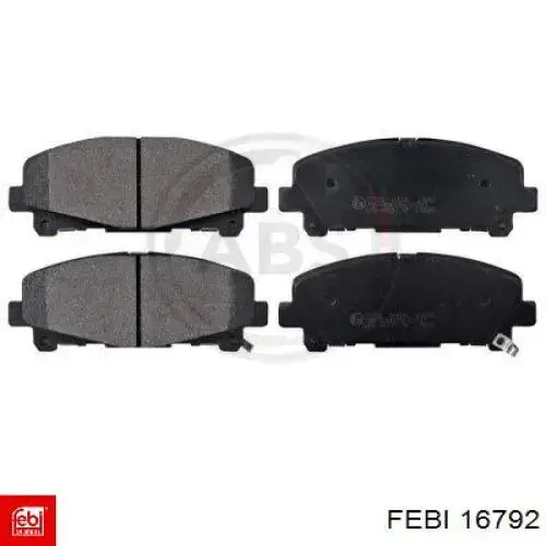 Гальмівні колодки Febi 16792 ціна, від 23.79 USD