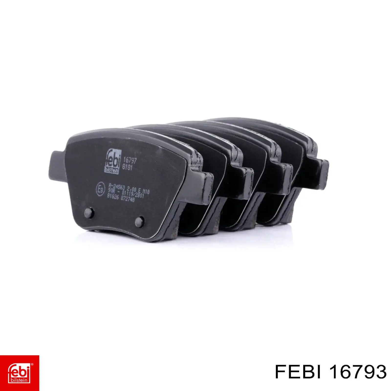 Задні гальмівні колодки Febi 16793 ціна, від 23.99 USD