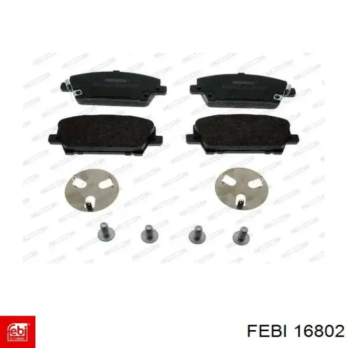 Гальмівні колодки Febi 16802 ціна, від 25.34 USD