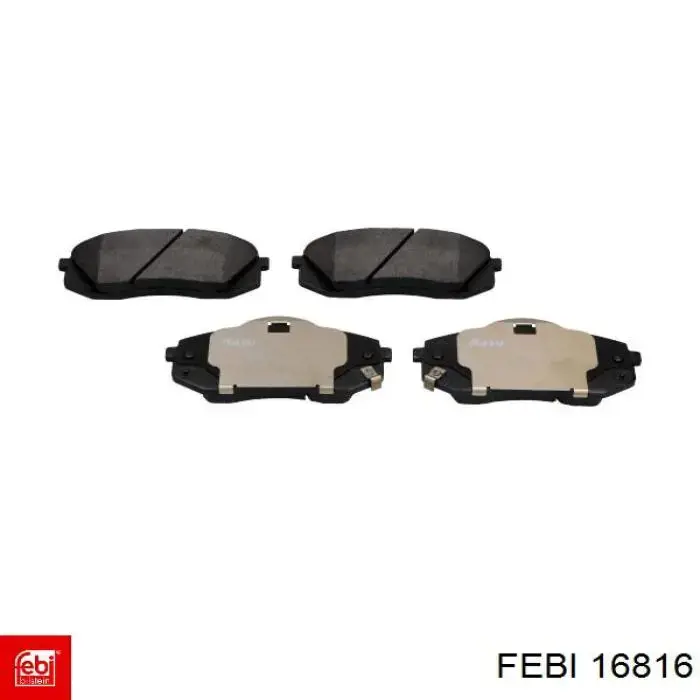 Гальмівні колодки Febi 16816 ціна, від 32.88 USD