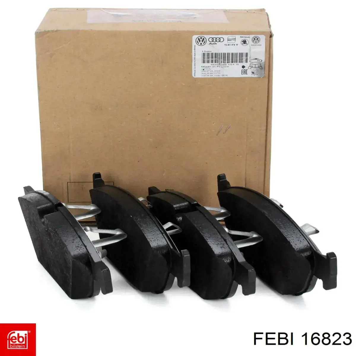 Гальмівні колодки Febi 16823 ціна, від 57.69 USD