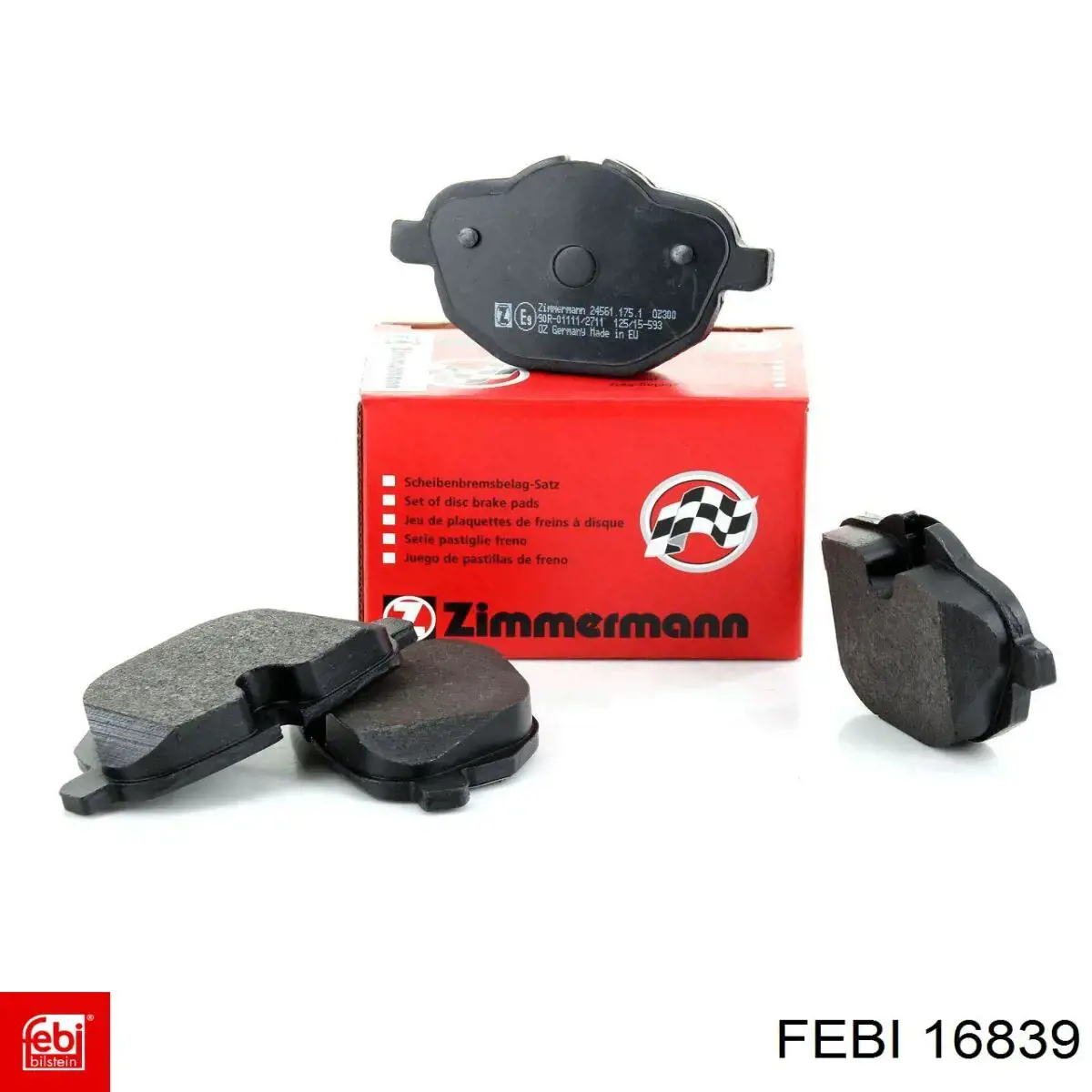 Задні дискові колодки Febi 16839