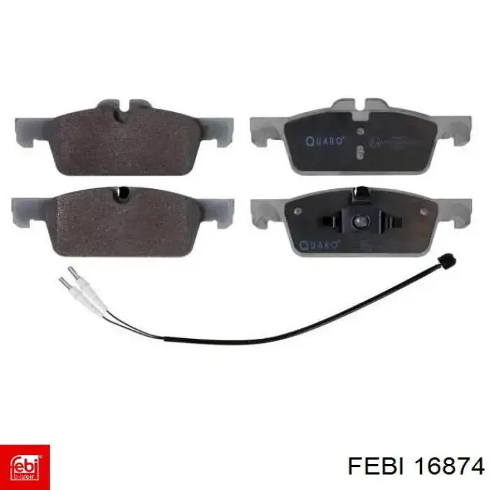 Гальмівні колодки Febi 16874 ціна, від 35.81 USD