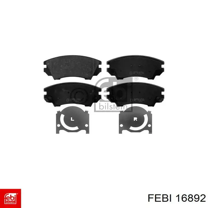 Гальмівні колодки Febi 16892 ціна, від 26.13 USD
