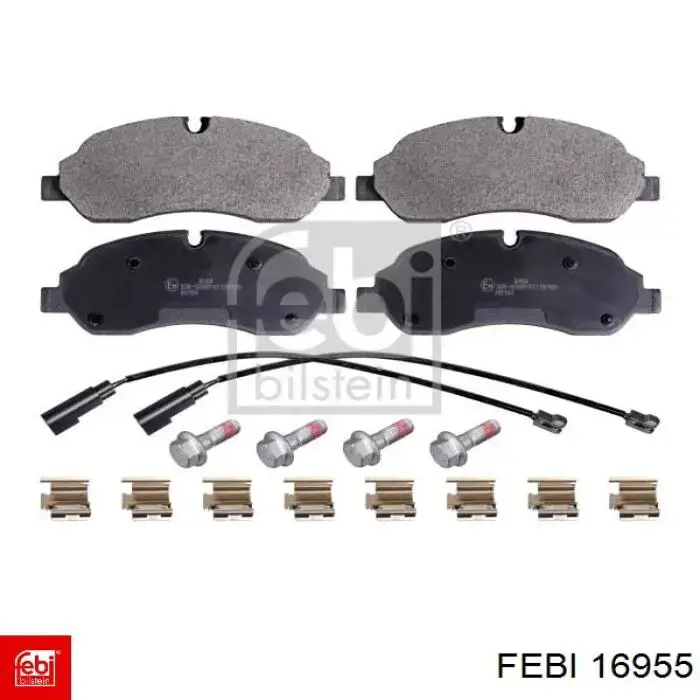 Гальмівні колодки Febi 16955 ціна, від 39.02 USD