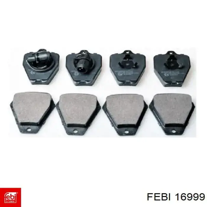 Гальмівні колодки Febi 16999 ціна, від 48.29 USD