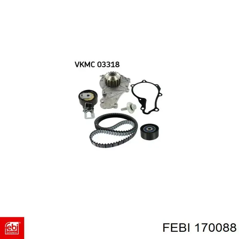 Масляний фільтр двигуна Febi 170088 ціна, від 5.81 USD