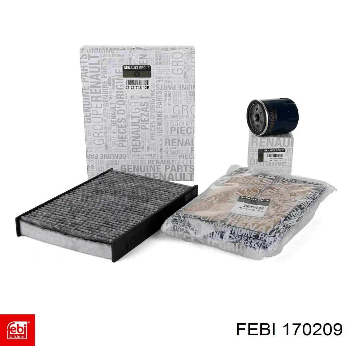Елемент повітряного фільтра Febi 170209 ціна, від 7.24 USD