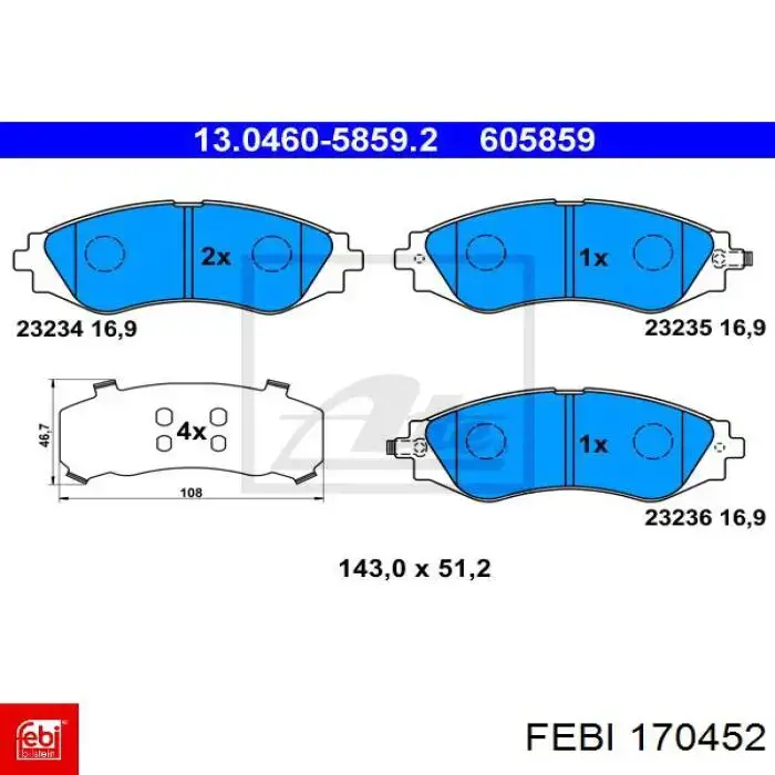 Буфер-відбійник амортизатора заднього Febi 170452 ціна, від 12.49 USD