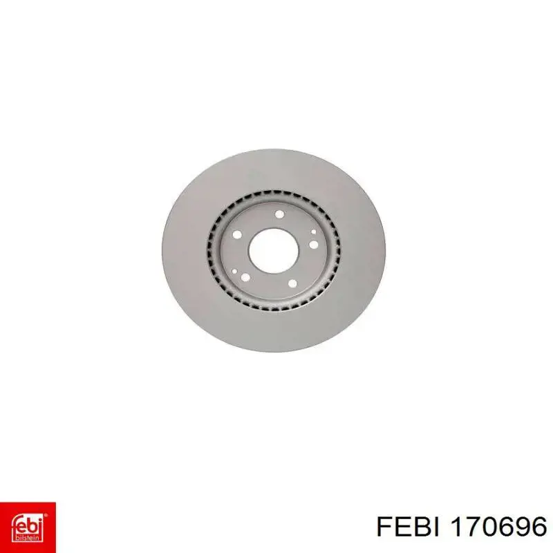 Диск гальмівний передній Febi 170696