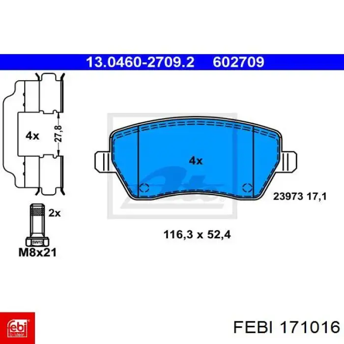  Febi 171016 ціна, від 14.82 USD