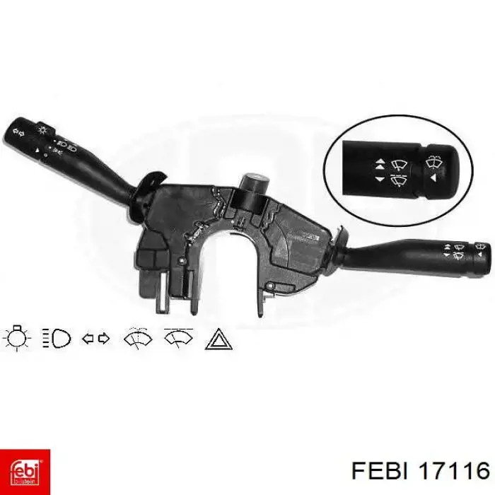 Купити 95AG11K665AA Ford Підрульовий перемикач