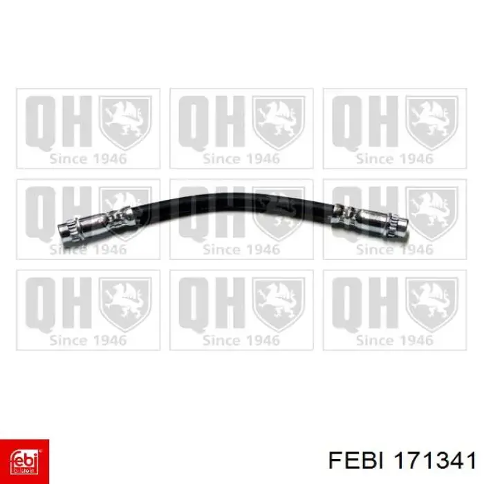 Шланг гальмівний задній, правий Febi 171341 ціна, від 24.40 USD