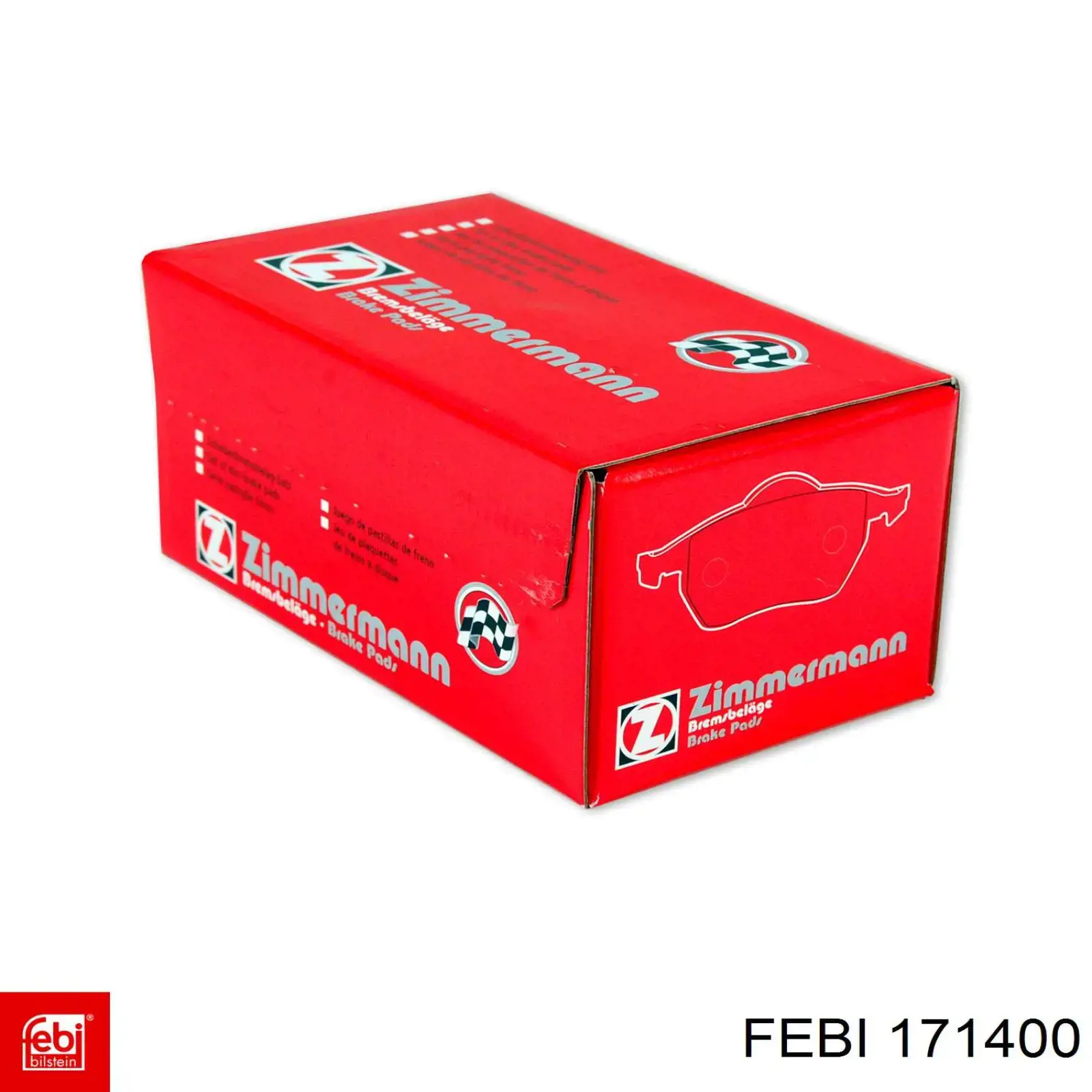 Гальмівні колодки Febi 171400 ціна, від 52.51 USD
