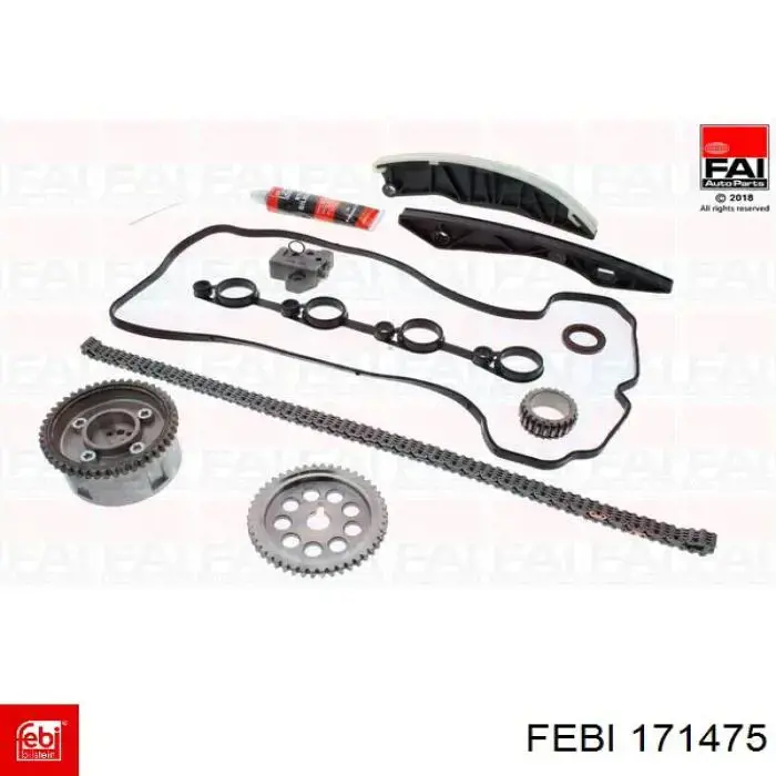 Ланцюг ГРМ, комплект Febi 171475 ціна, від 155.38 USD