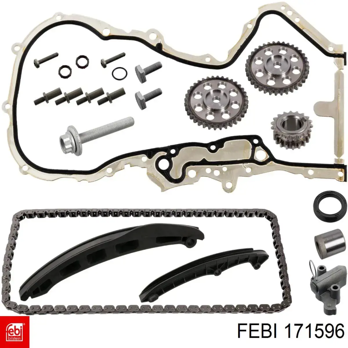 Купити 171596 Febi Комплект ланцюга ГРМ