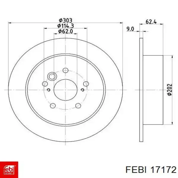 Маховик двигуна Febi 17172 ціна, від 385.74 USD