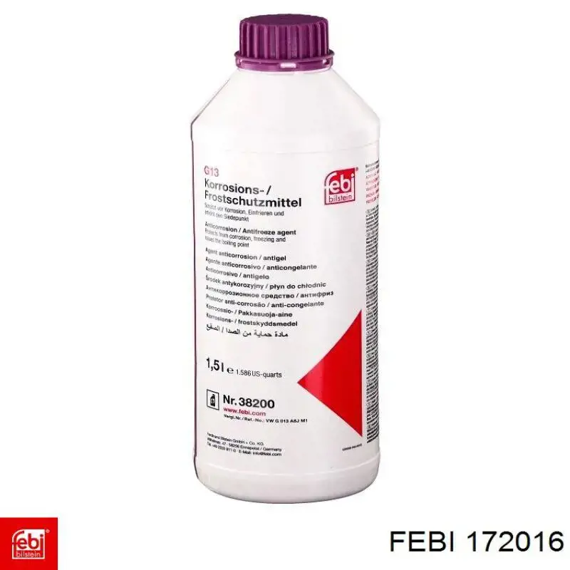 Антифріз концентрат Febi 172016 ціна, від 17.20 USD