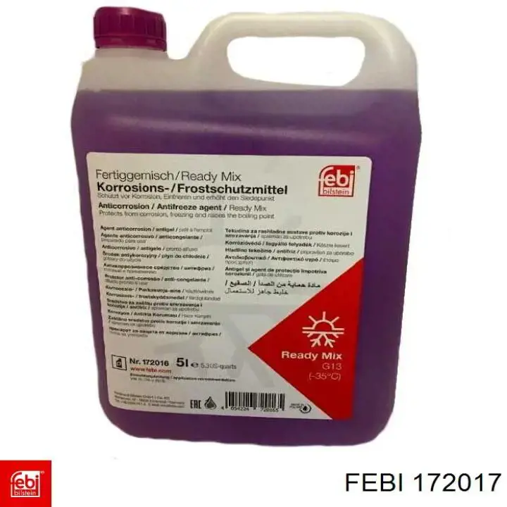 Антифріз концентрат Febi 172017 ціна, від 34.72 USD