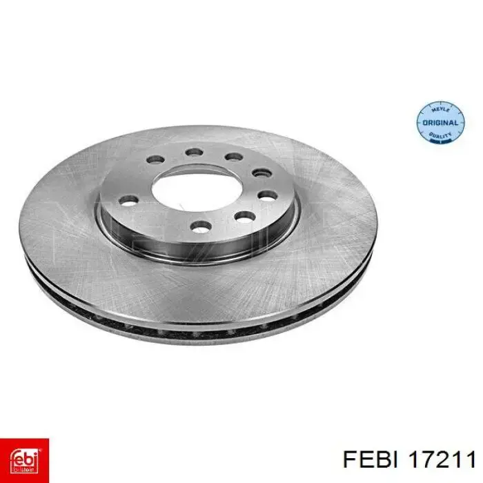 Диск переднього гальма Febi 17211 ціна, від 37.41 USD