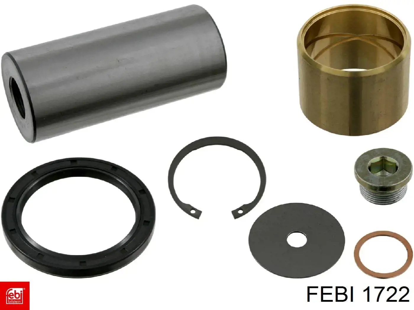 1722 Febi Циліндр гальмівний колісний/робочий, задній