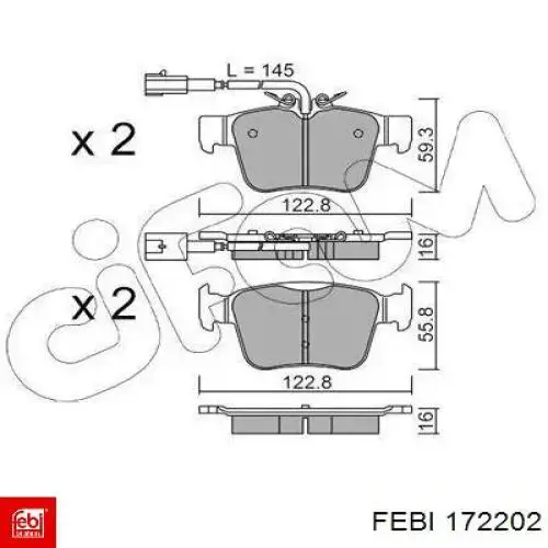 Олива Febi 172202 ціна, від 11.16 USD