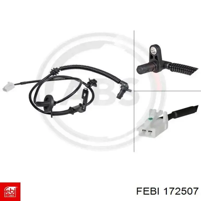Датчик АБС задній лівий Febi 172507 ціна, від 24.71 USD