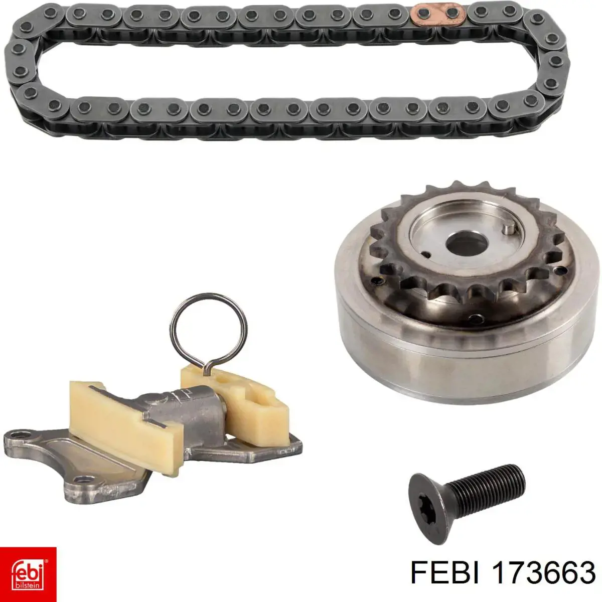 Ланцюг ГРМ, комплект Febi 173663 ціна, від 279.11 USD