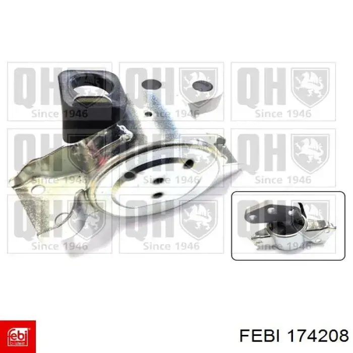 Ліва подушка двигуна Febi 174208 ціна, від 44.10 USD