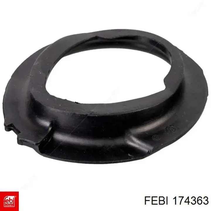 Купити 174363 Febi Проставка (гумове кільце) пружини передньої, нижня