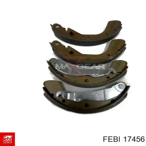 Колодки гальмові задні, барабанні Febi 17456 ціна, від 14.96 USD