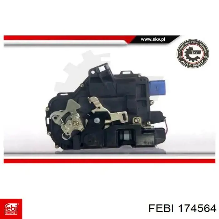 Замок задньої дверї, правої Febi 174564 ціна, від 41.25 USD