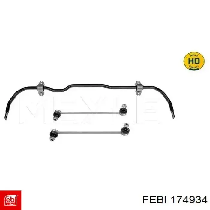 Стабілізатор задньої осі Febi 174934 ціна, від 71.61 USD