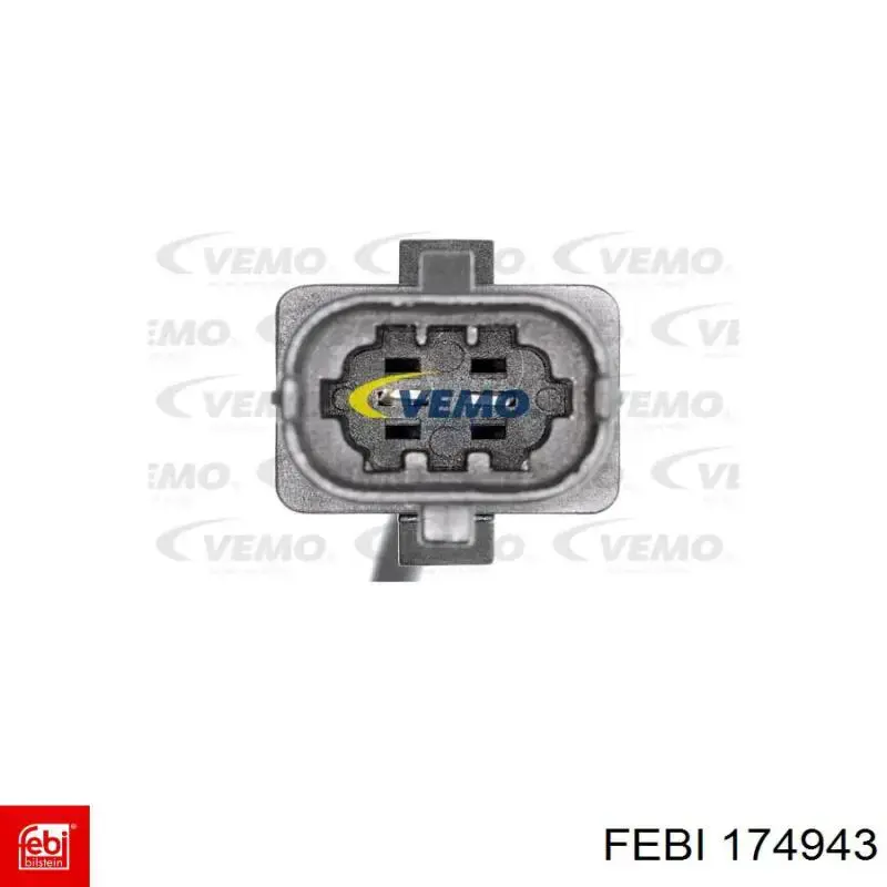 Датчик температури відпрацьованих газів (ВГ), після каталізатора 174943 Febi