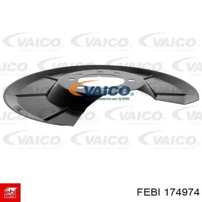 Захисний кожух гальмівного диска, заднього Febi 174974 ціна, від 13.05 USD
