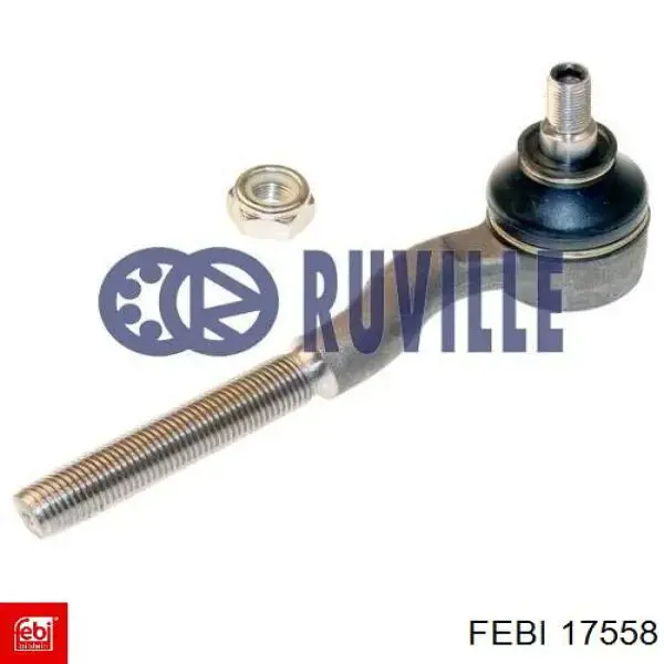 Накінечник рульової тяги, внутрішній, лівий Febi 17558 ціна, від 4.53 USD
