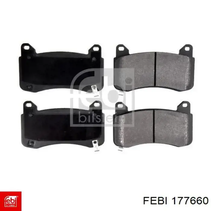 Гальмівні колодки Febi 177660 ціна, від 33.76 USD