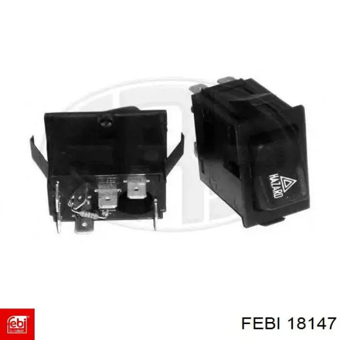 Кнопка включення аварійної сигналізації Febi 18147 ціна, від 5.21 USD