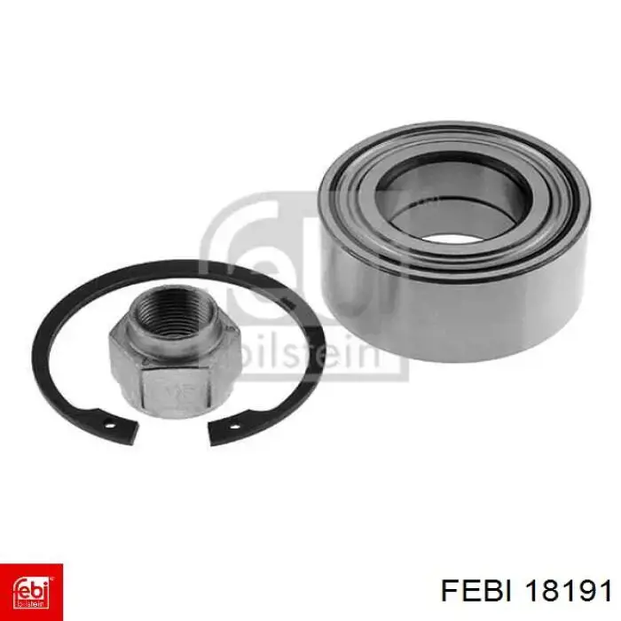Комплект підшипник маточини передньої Febi 18191 ціна, від 17.13 USD