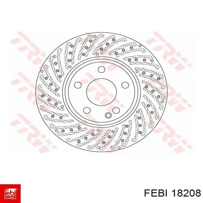 Тяга рульова центральна Febi 18208 ціна, від 109.06 USD