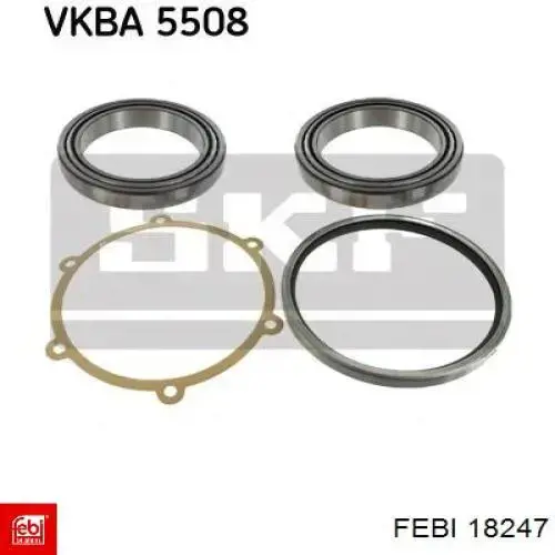 Підшипник маточини задньої Febi 18247 ціна, від 49.57 USD