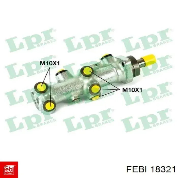 Циліндр головний гальма (Гідротормоз) Febi 18321 ціна, від 49.33 USD