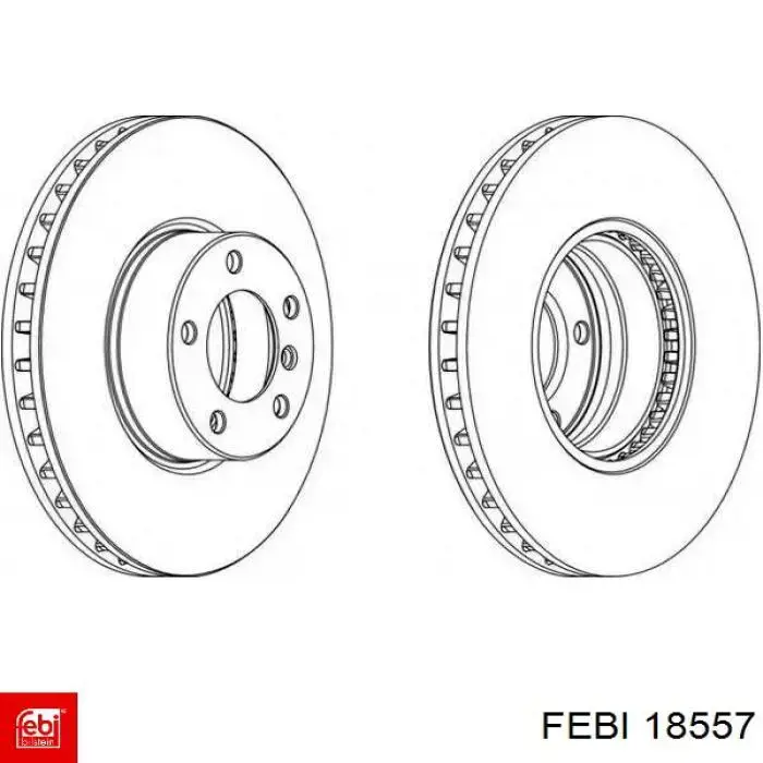 Купити 18557 Febi Ротор гальмівний
