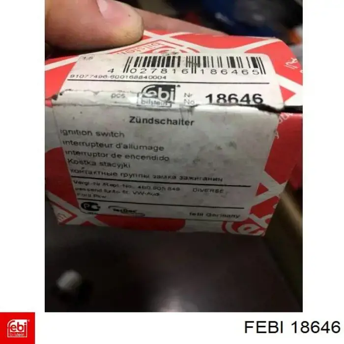 Контакти замку запалювання Febi 18646 ціна, від 10.41 USD