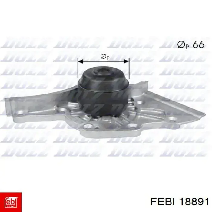 Помпа охолодження Freccia WP0532 ціна, від 44.40 USD