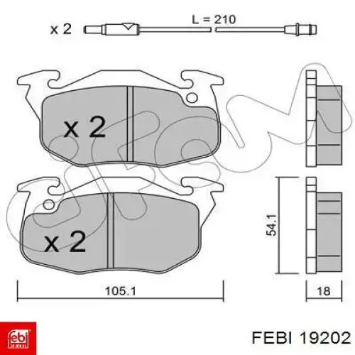 Сайлентблок задньої реактивної тяги Febi 19202 ціна, від 38.67 USD