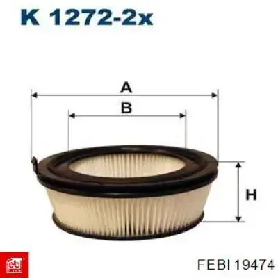 Повітряний фільтр салону Febi 19474