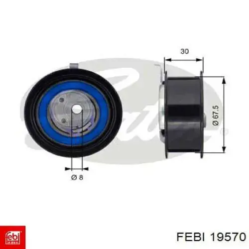 Купити R0508 Kamoka Натяжний ролик