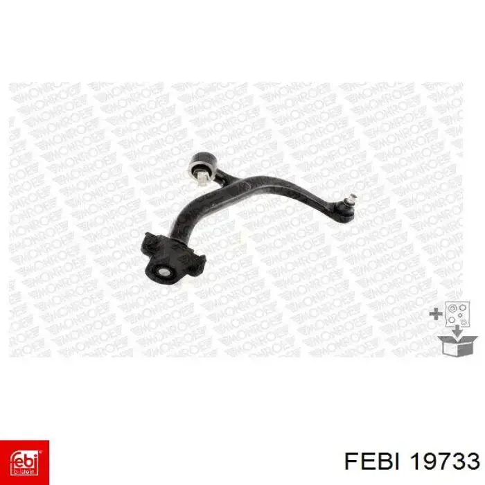 Важіль передньої підвіски нижній, правий Febi 19733 ціна, від 69.19 USD